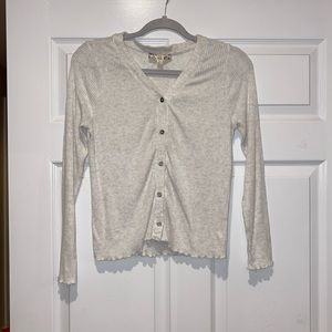 White button up long sleeve